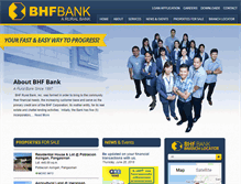 Tablet Screenshot of bhfruralbank.com